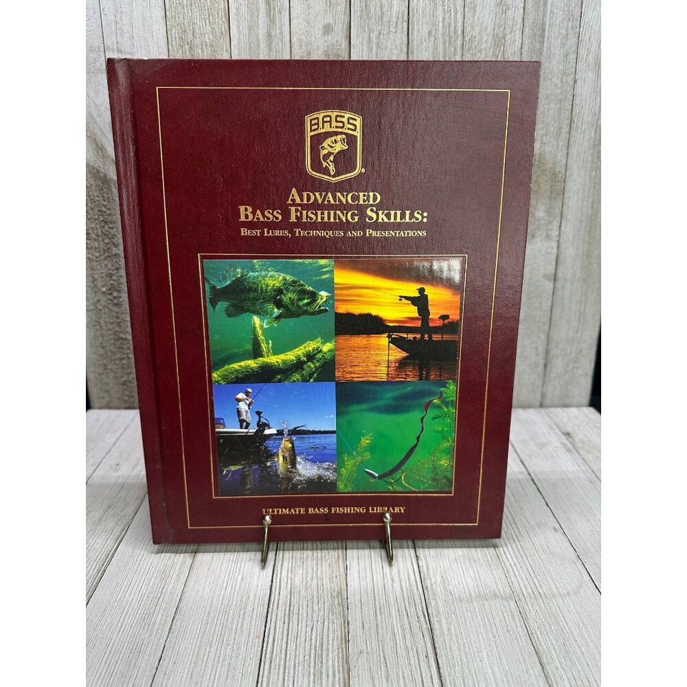 Vtg Ultimate Bass Fishing Library Book Advanced Skills - Best Lures Techniques